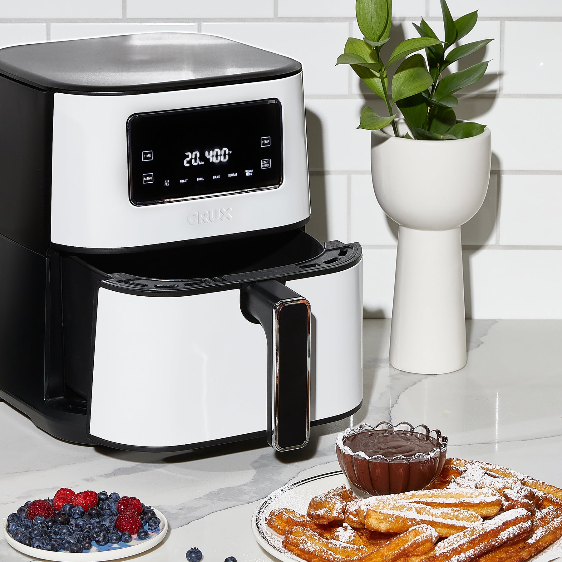 Crux 6 Qt. Digital Air Fryer 1500 Watt - Stainless Steel - The WiC Project  - Faith, Product Reviews, Recipes, Giveaways