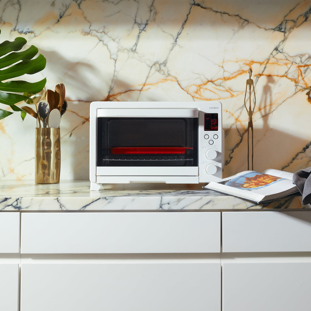 CRUXGG 6 Slice Digital 10 in 1 Toaster Oven with Air Fry Crux Kitchen